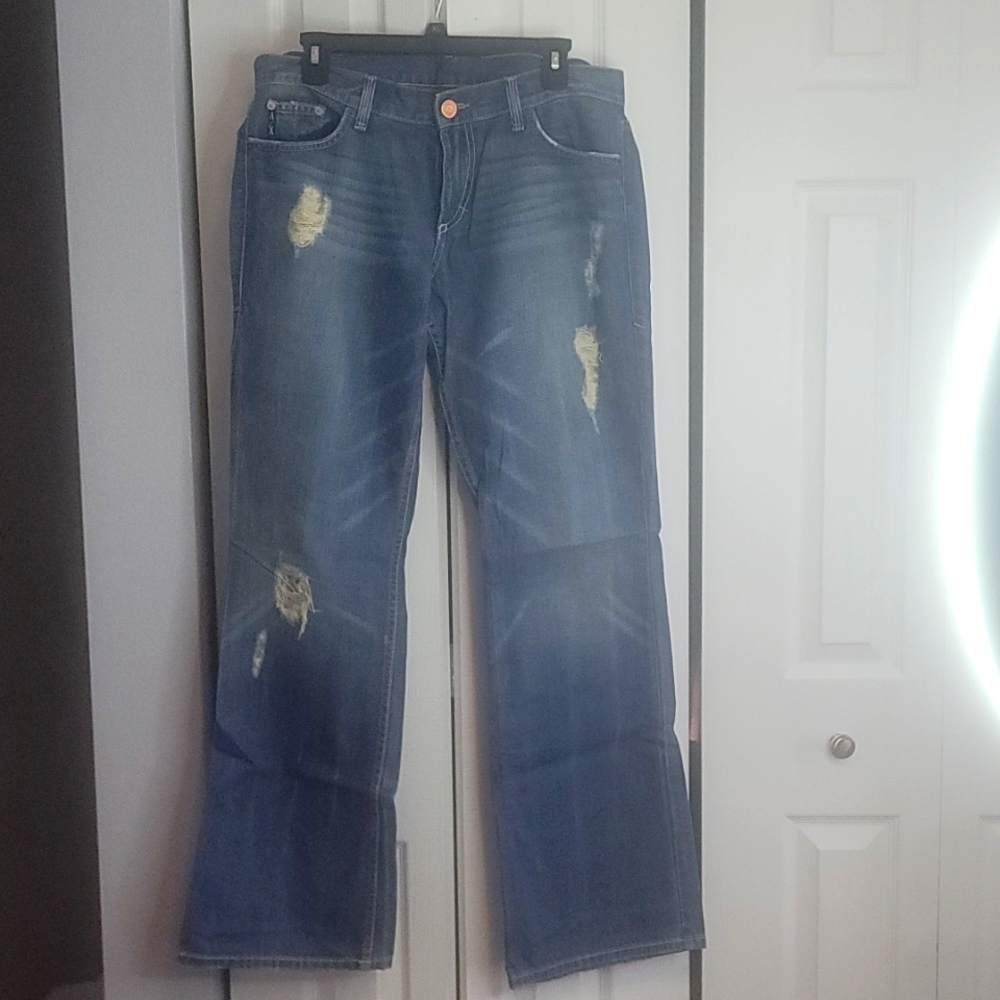 Armani Exchange distressed Flare, Size 12 Regular